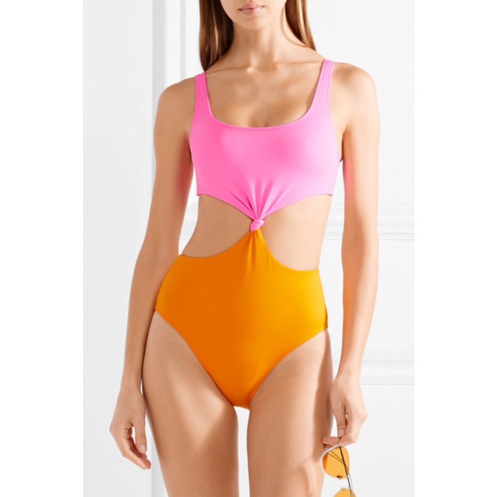 Bailey swimsuit Solid&Striped medium pink orange